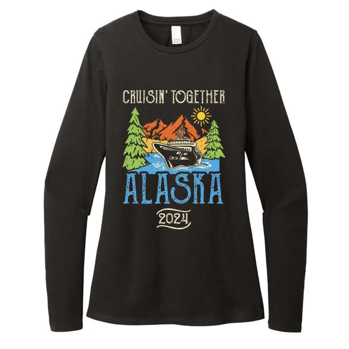 Matching Family Friends Group Alaska Cruise Together 2024 Womens CVC Long Sleeve Shirt