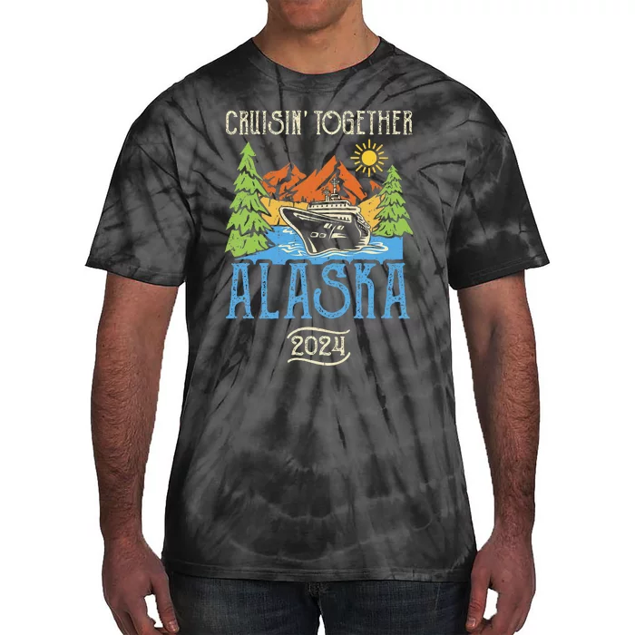 Matching Family Friends Group Alaska Cruise Together 2024 Tie-Dye T-Shirt