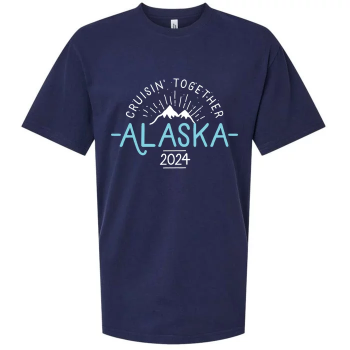 Matching Family Friends And Group Alaska Cruise 2024 Gift Sueded Cloud Jersey T-Shirt