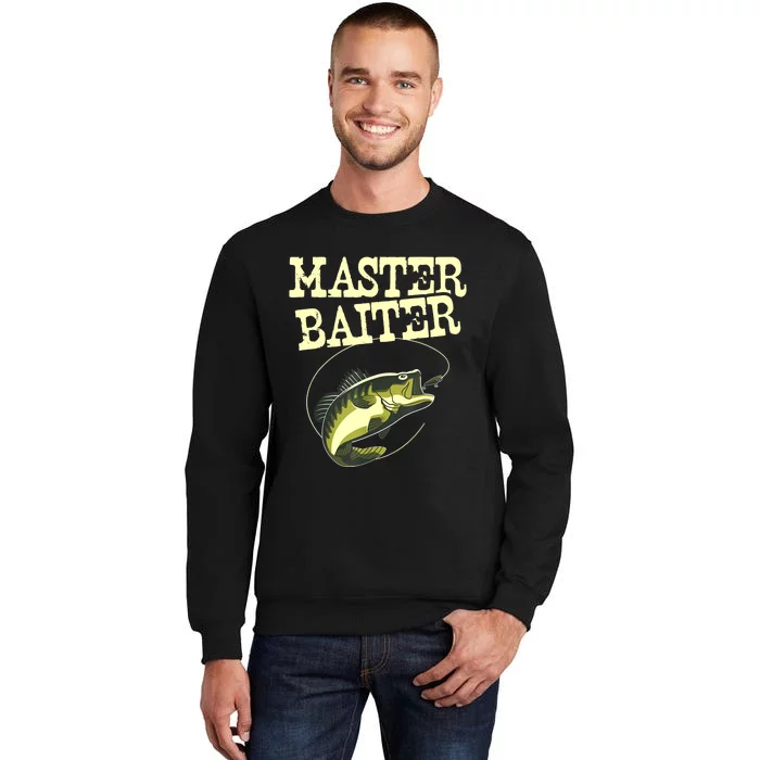 Masterbaiter Funny Fishing Fisherman Fish Master Baiter Sweatshirt