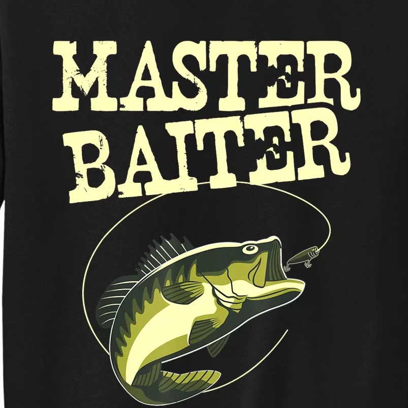 Masterbaiter Funny Fishing Fisherman Fish Master Baiter Sweatshirt