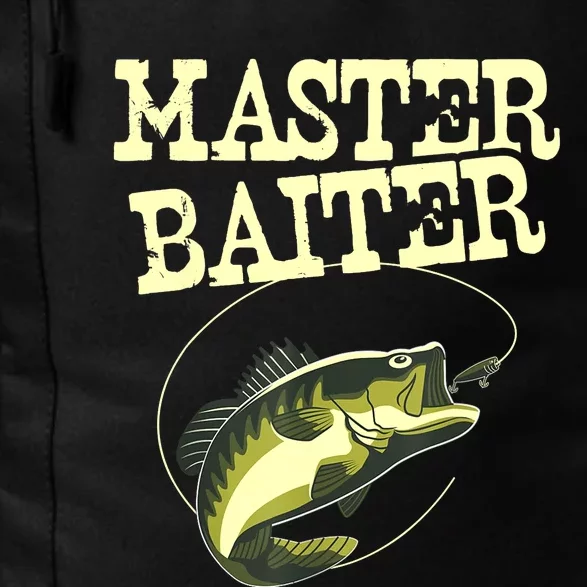 Masterbaiter Funny Fishing Fisherman Fish Master Baiter Daily Commute Backpack