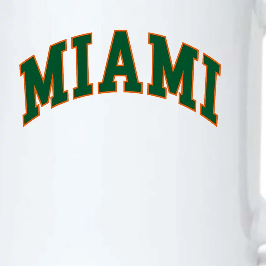 Miami Football Font Black Color Changing Mug