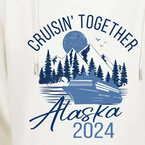 Matching Family Friends And Group Alaska Cruise 2024 Trip Womens Funnel Neck Pullover Hood