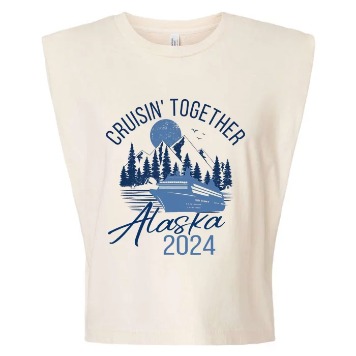 Matching Family Friends And Group Alaska Cruise 2024 Trip Garment-Dyed Women's Muscle Tee