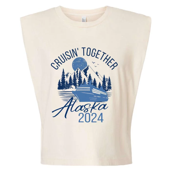 Matching Family Friends And Group Alaska Cruise 2024 Trip Garment-Dyed Women's Muscle Tee