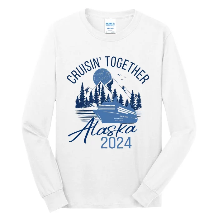 Matching Family Friends And Group Alaska Cruise 2024 Trip Tall Long Sleeve T-Shirt