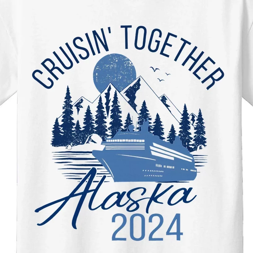 Matching Family Friends And Group Alaska Cruise 2024 Trip Kids T-Shirt