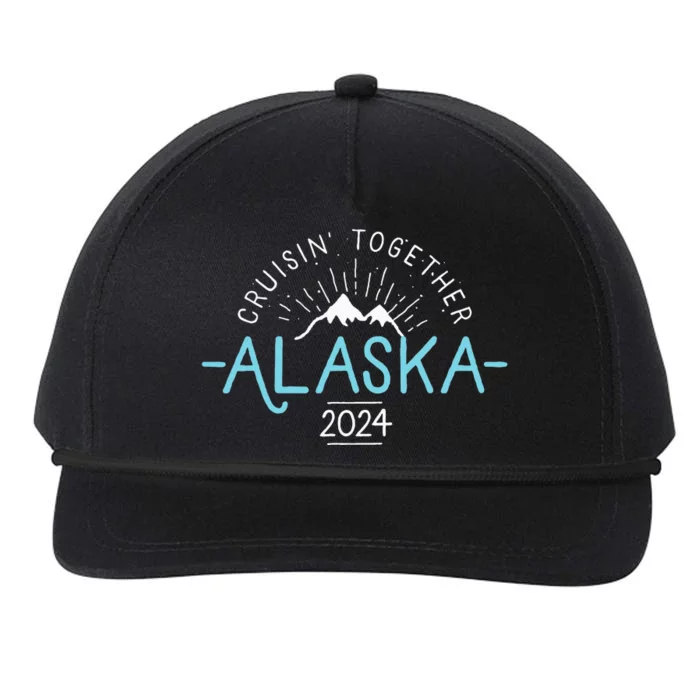 Matching Family Friends And Group Alaska Cruise 2024 Snapback Five-Panel Rope Hat