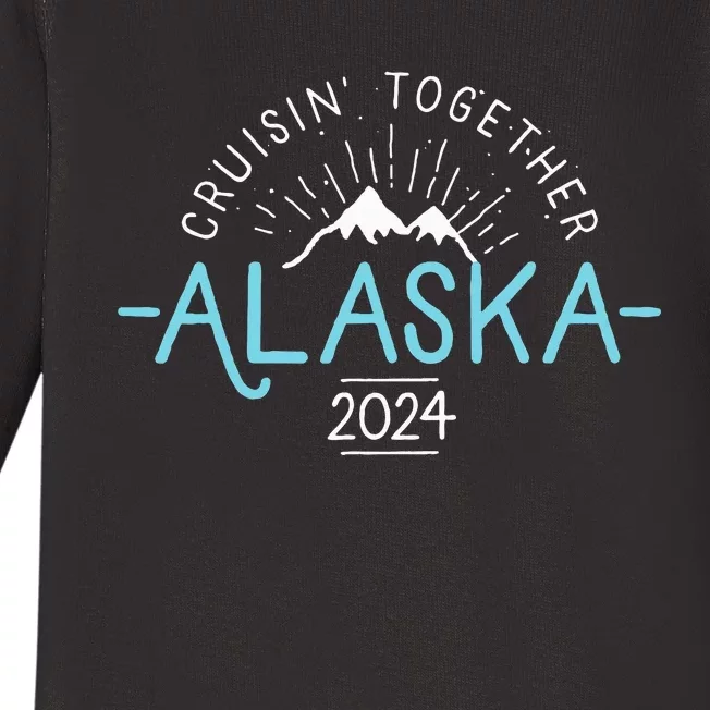 Matching Family Friends And Group Alaska Cruise 2024 Baby Long Sleeve Bodysuit