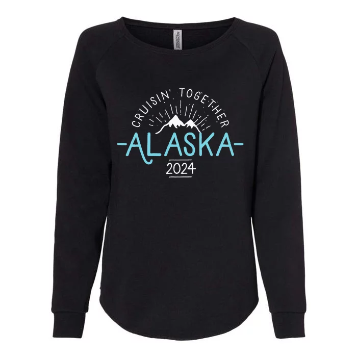 Matching Family Friends And Group Alaska Cruise 2024 Womens California Wash Sweatshirt