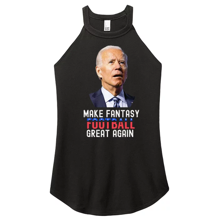 Make Fantasy Football Great Again Draft Party Women’s Perfect Tri Rocker Tank