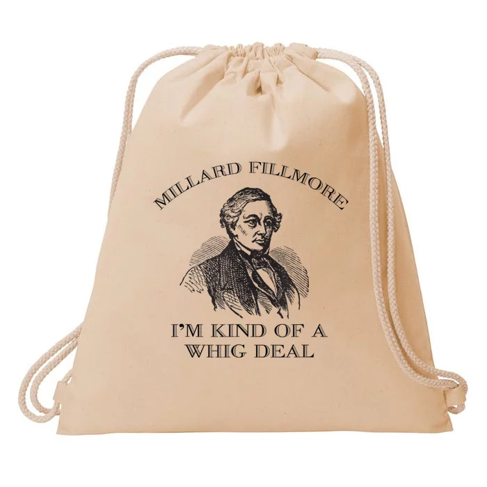 Millard Fillmore Funny Whig Party American History Drawstring Bag