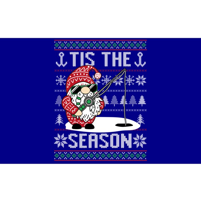 Merry Fishmas Fishing Gnome Christmas Xmas Santa Fisher Cute Gift Bumper Sticker