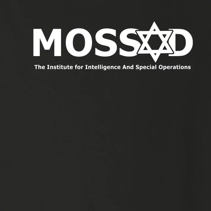 Mossad For Fun Idf Israel Secret Service Military Toddler Long Sleeve Shirt