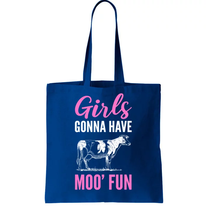 Moo Fun Farmhands Funny Gift Tote Bag