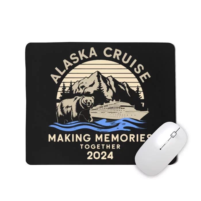 Matching Family Friends And Group Alaska Cruise 2024 Funny Mousepad