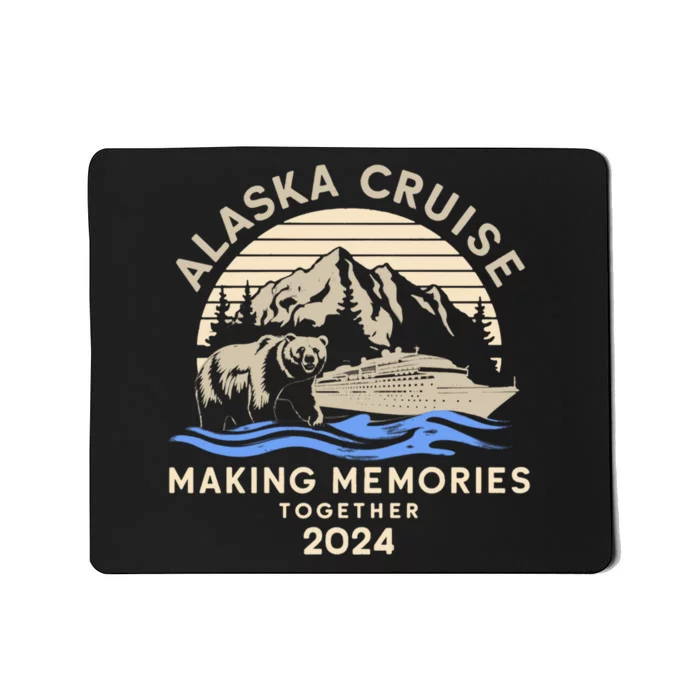 Matching Family Friends And Group Alaska Cruise 2024 Funny Mousepad