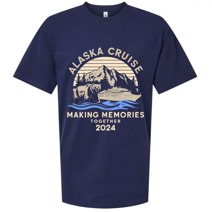 Matching Family Friends And Group Alaska Cruise 2024 Funny Sueded Cloud Jersey T-Shirt