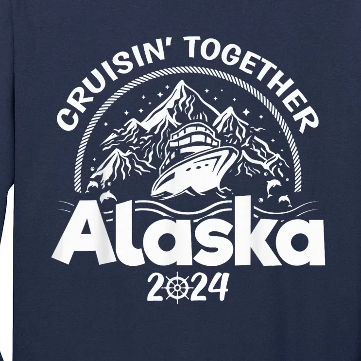 Matching Family Friends and Group Alaska Cruise Trip 2024 Tall Long Sleeve T-Shirt