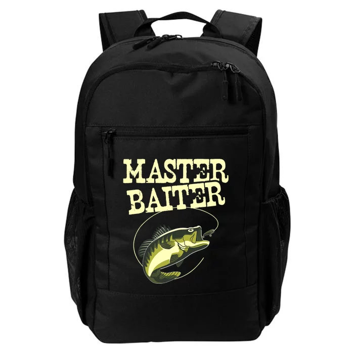 Masterbaiter Funny Fishing Fisherman Fish Master Baiter Daily Commute Backpack