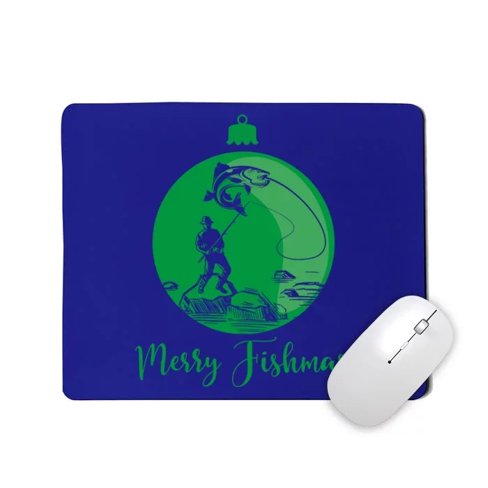 Merry Fishmas For Fisher And Anglers Gift Mousepad