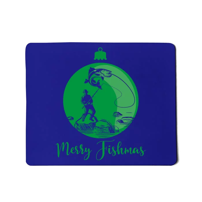 Merry Fishmas For Fisher And Anglers Gift Mousepad