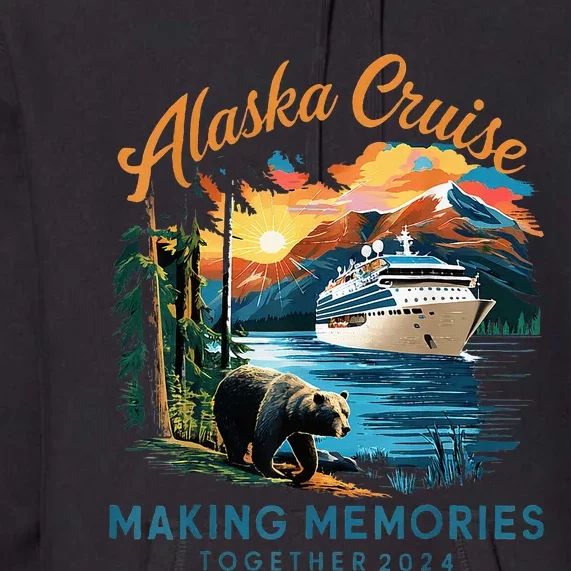 Matching Family Friends And Group Alaska Cruise 2024 Premium Hoodie