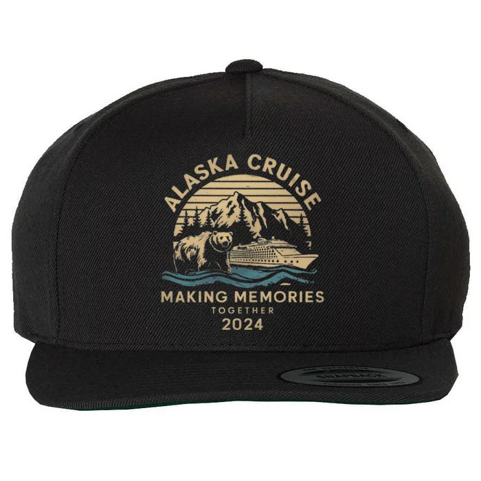 Matching Family Friends And Group Alaska Cruise 2024 Wool Snapback Cap