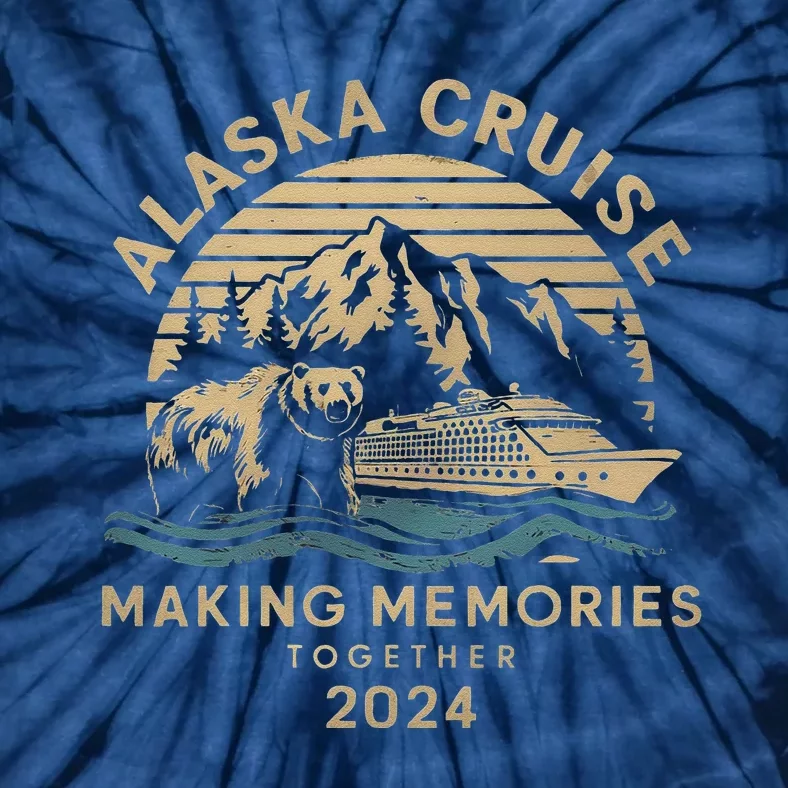 Matching Family Friends And Group Alaska Cruise 2024 Tie-Dye T-Shirt