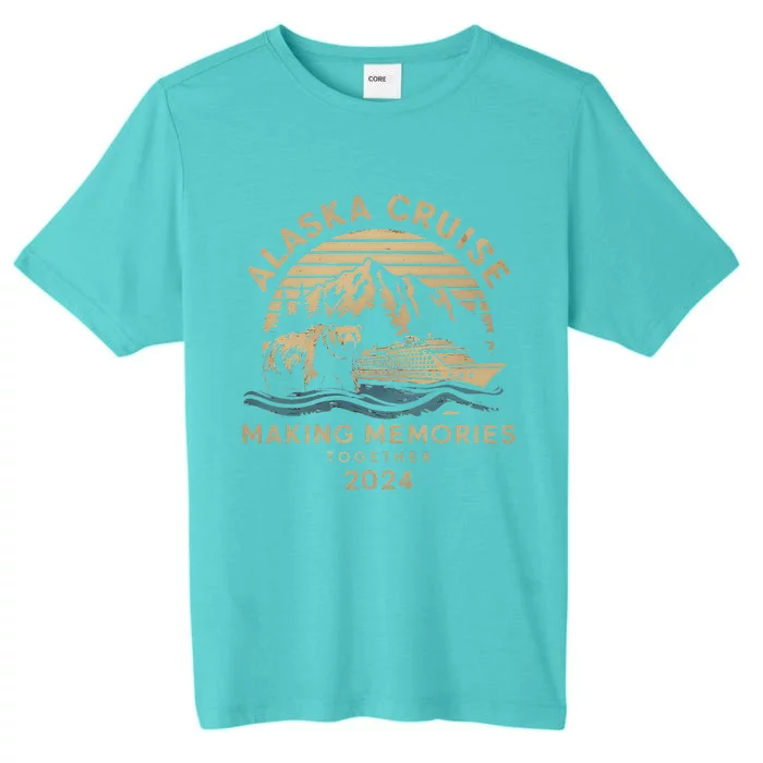 Matching Family Friends And Group Alaska Cruise 2024 ChromaSoft Performance T-Shirt