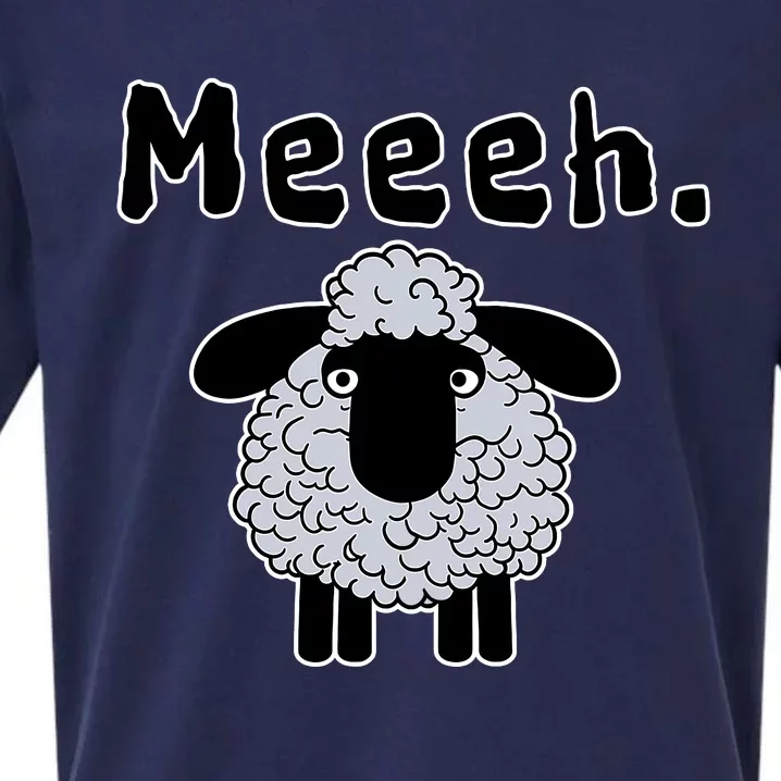 Meeeh Funny Farmer Sueded Cloud Jersey T-Shirt