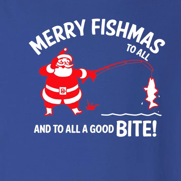 Merry Fishmas Funny Fish Fishing Fisher Christmas Xmas Cute Gift Toddler Long Sleeve Shirt