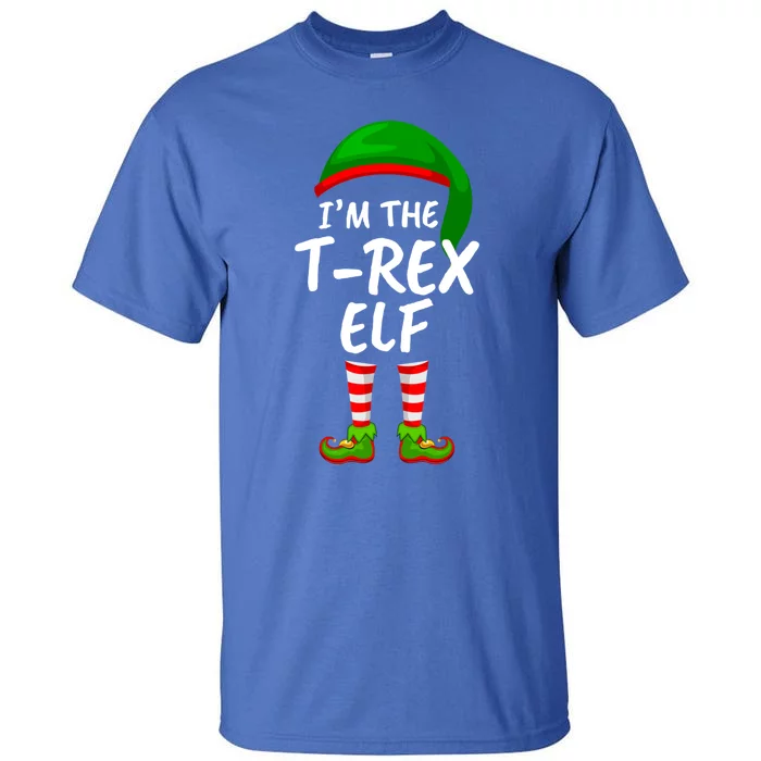 Matching Family Funny IM The Trex Elf Christmas Gift Tall T-Shirt