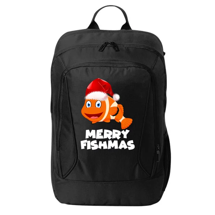 Merry Fishmas Fish Gift City Backpack