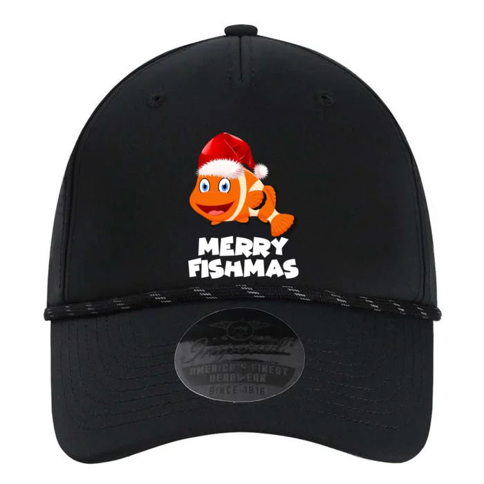 Merry Fishmas Fish Gift Performance The Dyno Cap