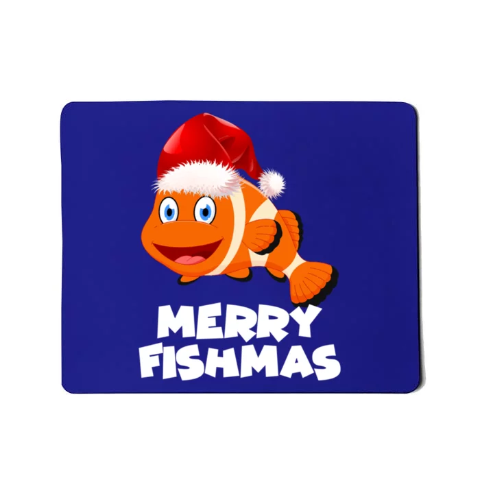 Merry Fishmas Fish Gift Mousepad