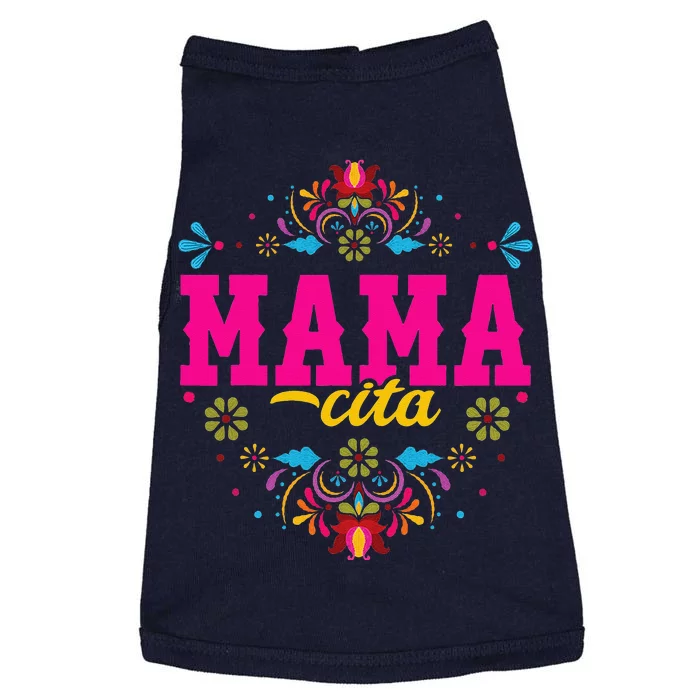 Mamacita First Fiesta Birthday For Women Cactus Sombrero Doggie Tank