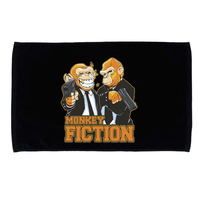 Monkey Fiction Funny Microfiber Hand Towel