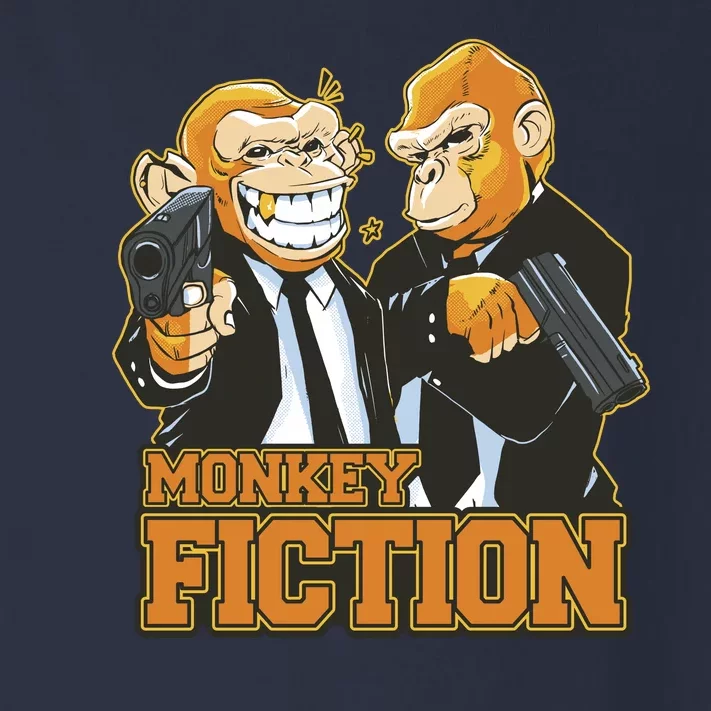 Monkey Fiction Funny Toddler Long Sleeve Shirt