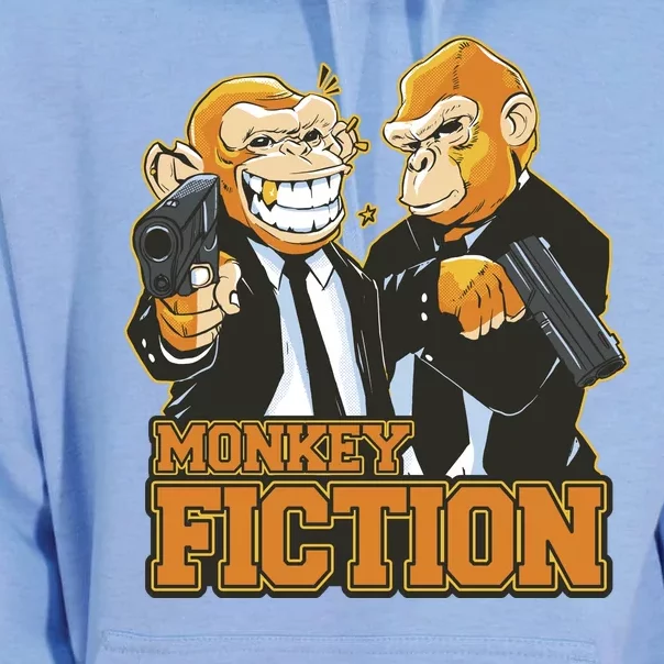 Monkey Fiction Funny Unisex Surf Hoodie