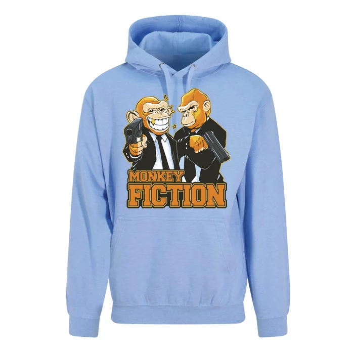 Monkey Fiction Funny Unisex Surf Hoodie