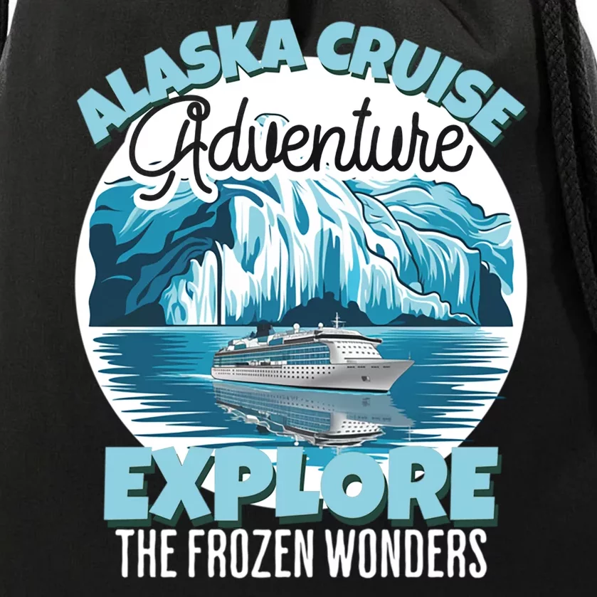 Matching Family Friends Alaska Cruise 2024 Gift Drawstring Bag