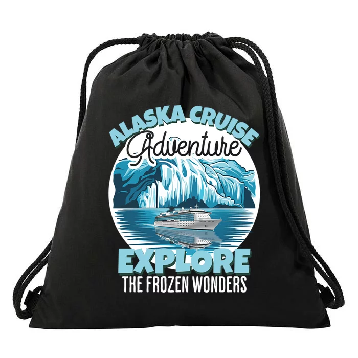 Matching Family Friends Alaska Cruise 2024 Gift Drawstring Bag