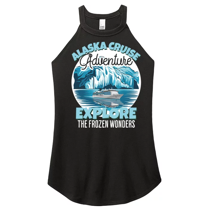 Matching Family Friends Alaska Cruise 2024 Gift Women’s Perfect Tri Rocker Tank