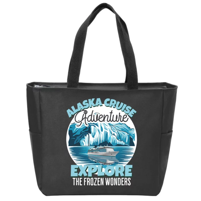 Matching Family Friends Alaska Cruise 2024 Gift Zip Tote Bag