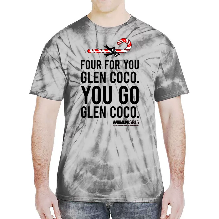 Mean Four For Glen Coco You Go Funny Gift Tie-Dye T-Shirt