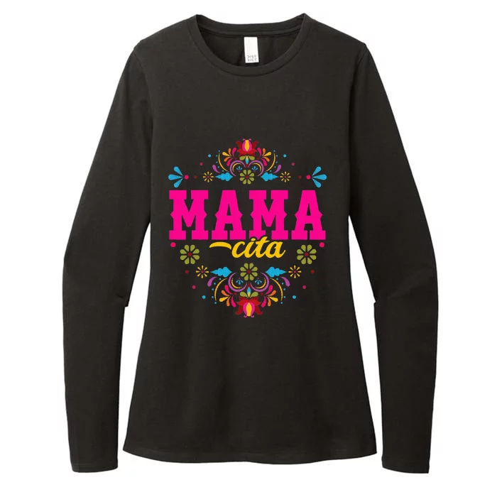 Mamacita First Fiesta Birthday Cactus Sombrero Womens CVC Long Sleeve Shirt