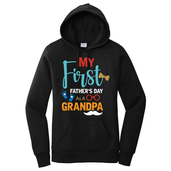 My First Father's Day As A Grandpa Women's Pullover Hoodie