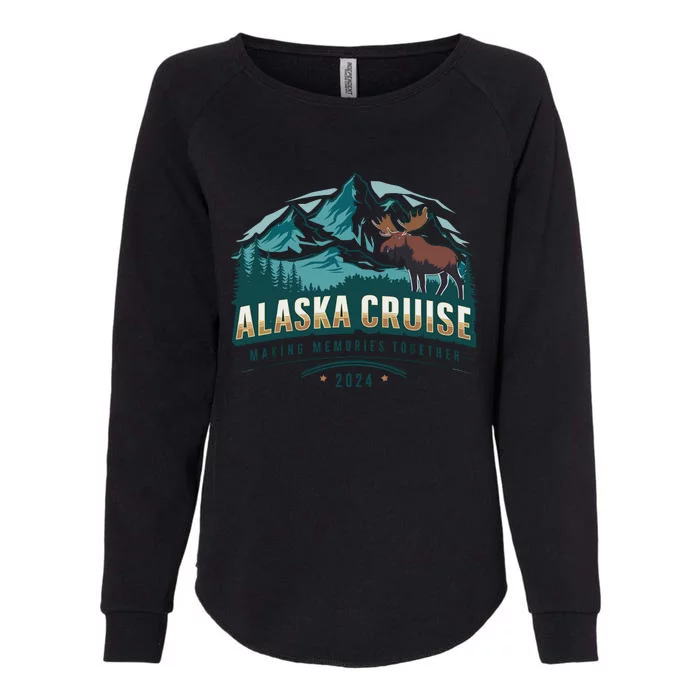 Matching Family Friends And Group Alaskan Alaska Cruise 2024 Womens California Wash Sweatshirt